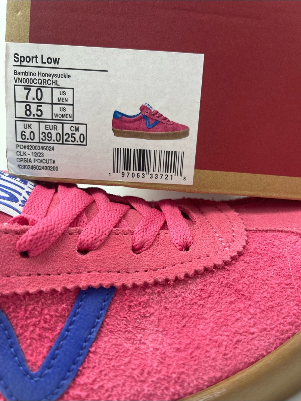 Vans WMNS Sz 8.5 Sport Low Bambino Honeysuckle
VN000CQRCHL Sneakers - Picture 4 of 16